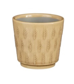 Christmas Indra Light Brown Plant Pot | 7.5cm