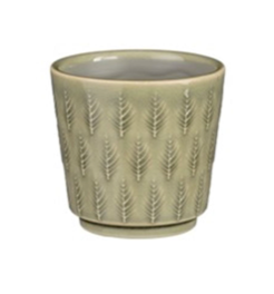 Christmas Indra Green Plant Pot | 7.5cm